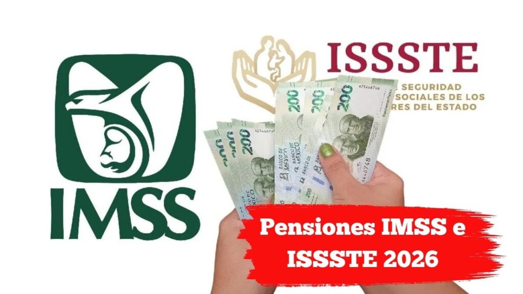 Pensiones IMSS e ISSSTE 2026: incrementos confirmados y detalles sobre cuánto recibirás realmente