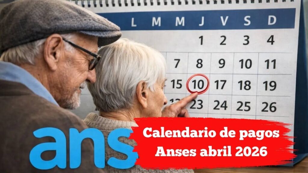 Calendario de pagos Anses abril 2026: quiénes cobran el lunes 13